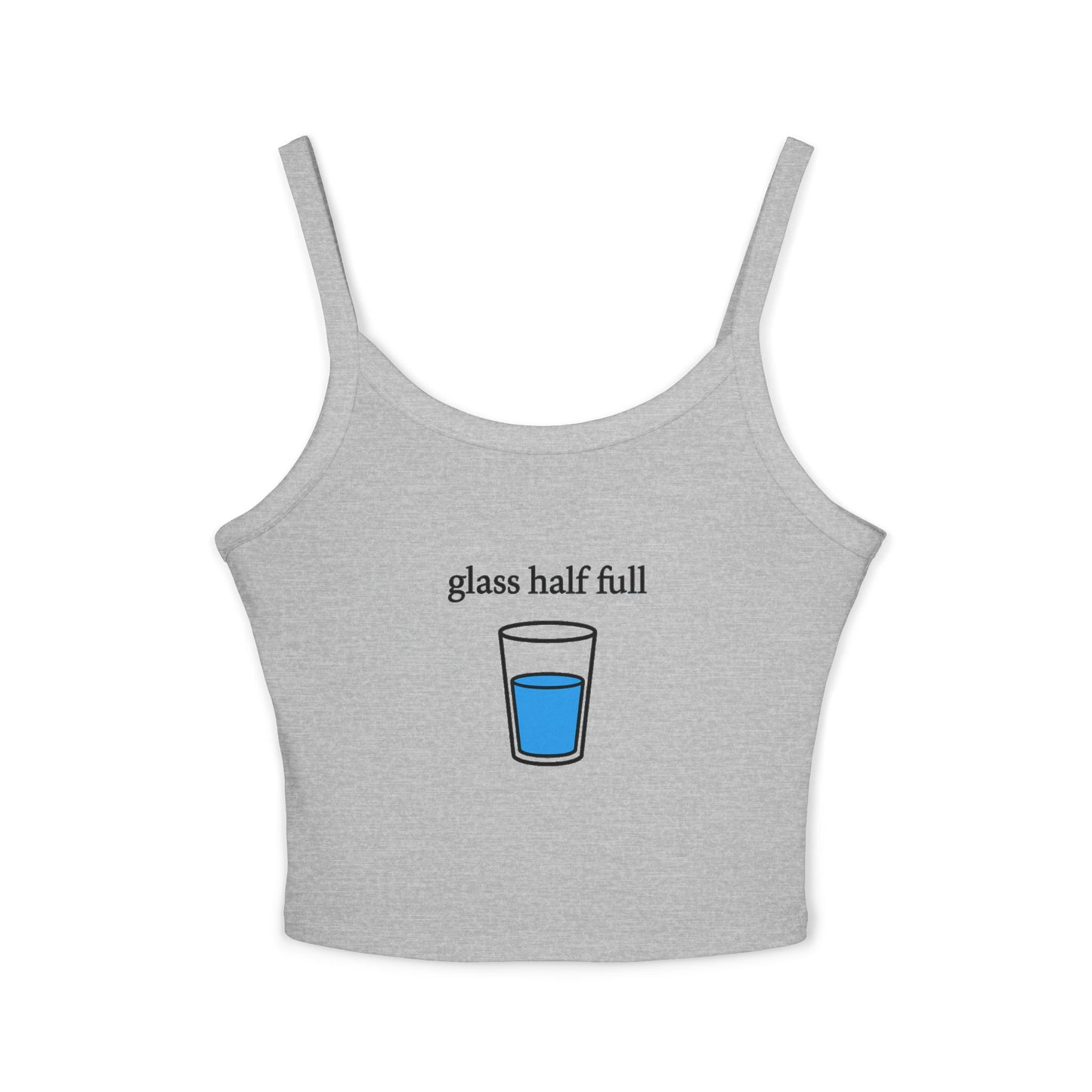 Glass Half Full Tank Top