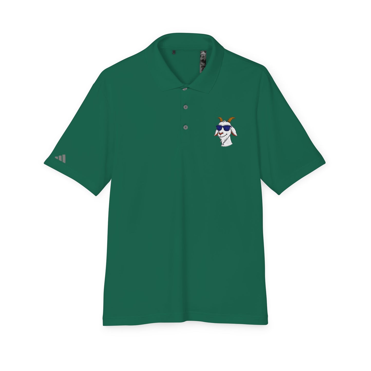 Adidas Polo Shirt with "Goat" Logo