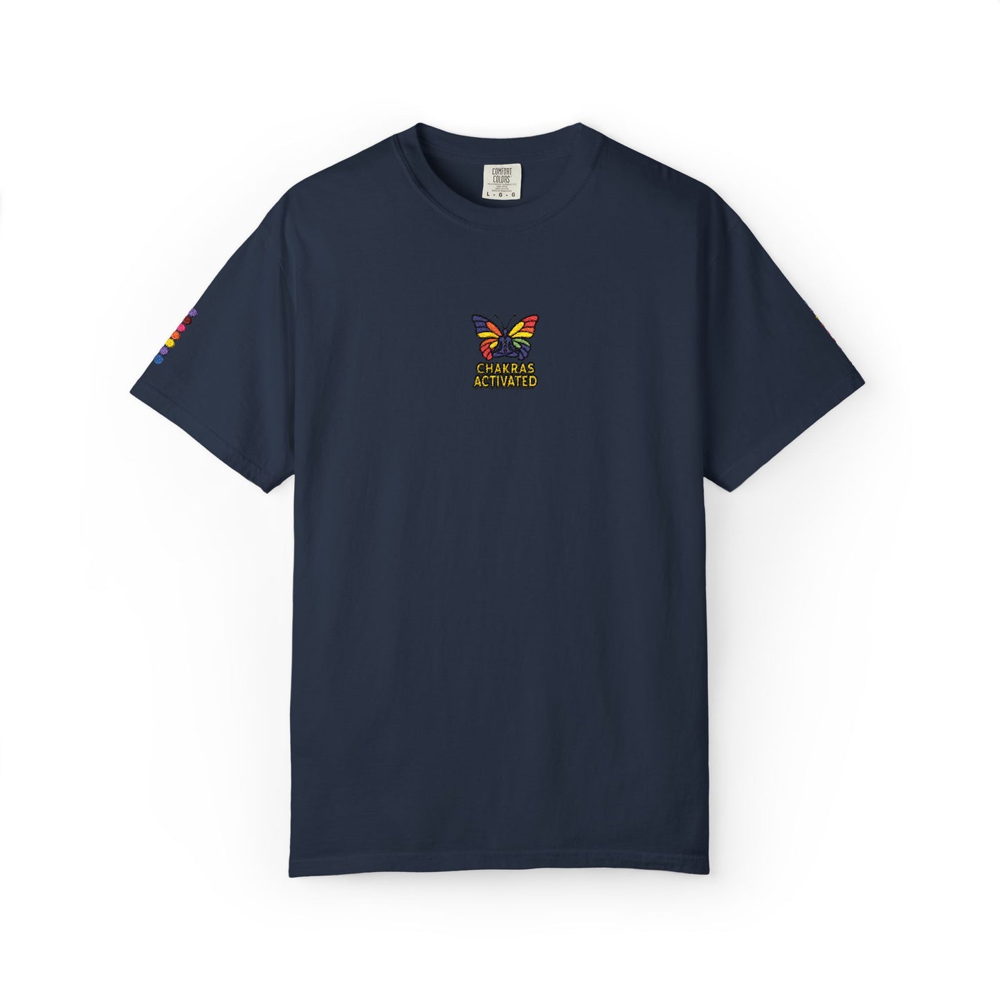 Butterfly Chakras Design Unisex T-Shirt