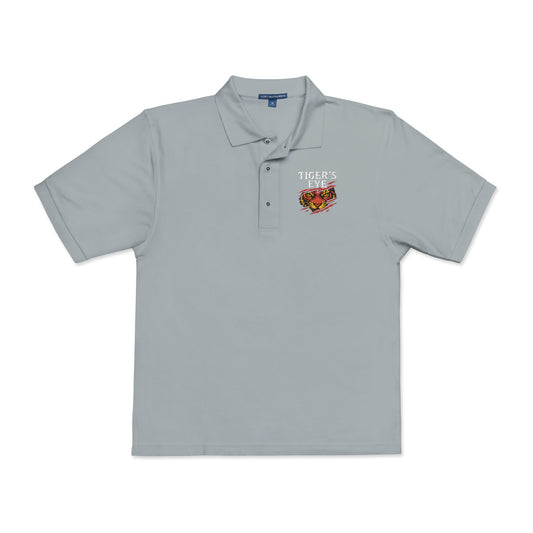 Tiger's Eye Embroidered Unisex Polo Shirt