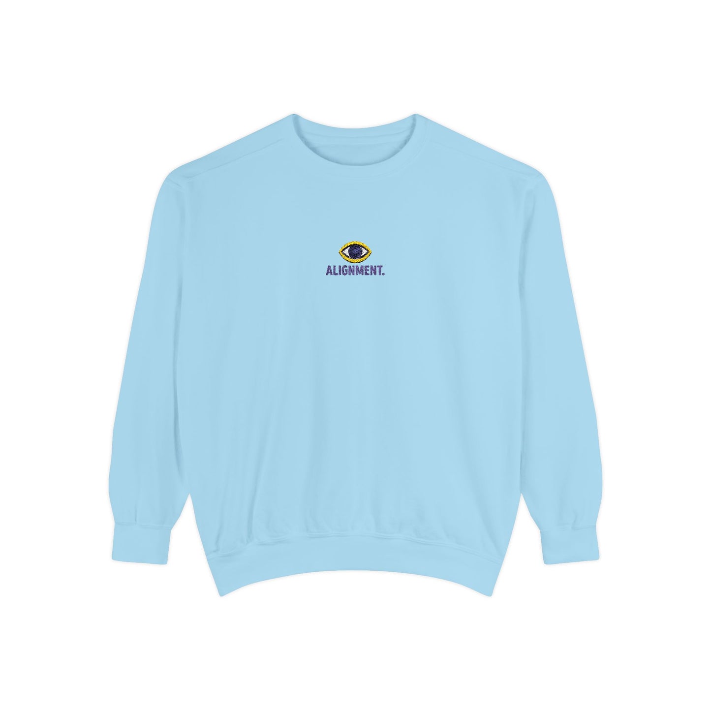 Alignment Embroidery Sweatshirt Unisex
