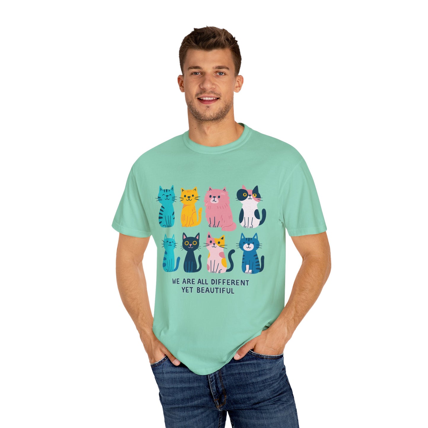Colorful Cat T-Shirt Unisex
