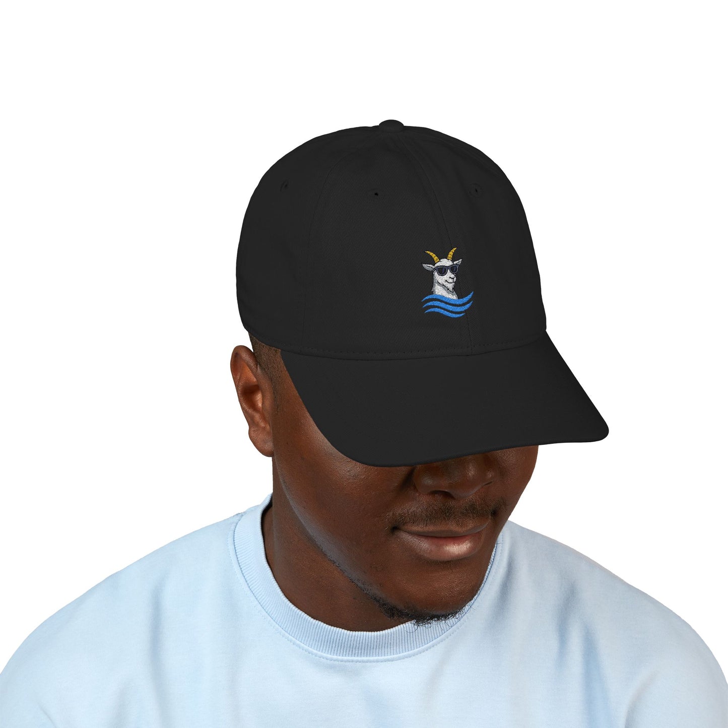 Cool Goat Cap Embroidered