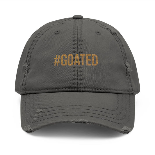 Cap with #Goated Embroidery
