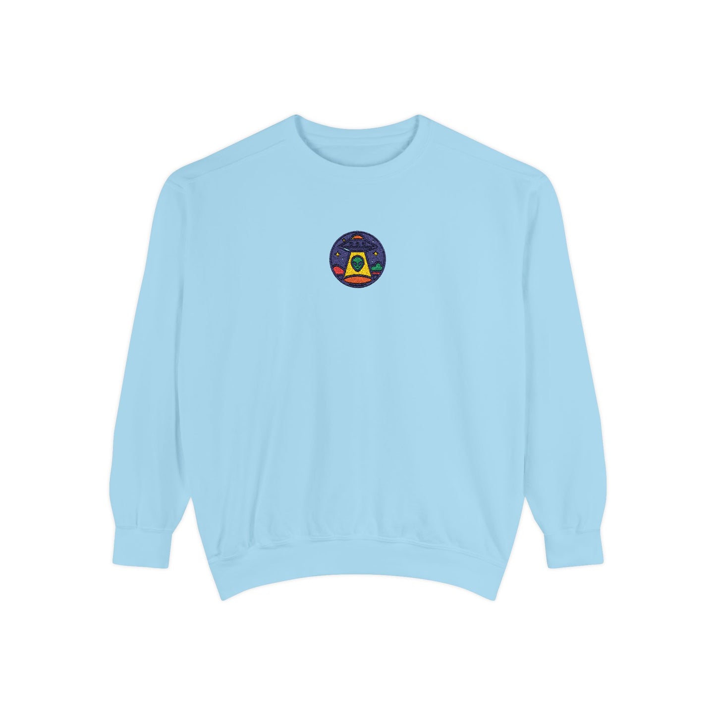 UFO Embroidery Premium Unisex Sweatshirt