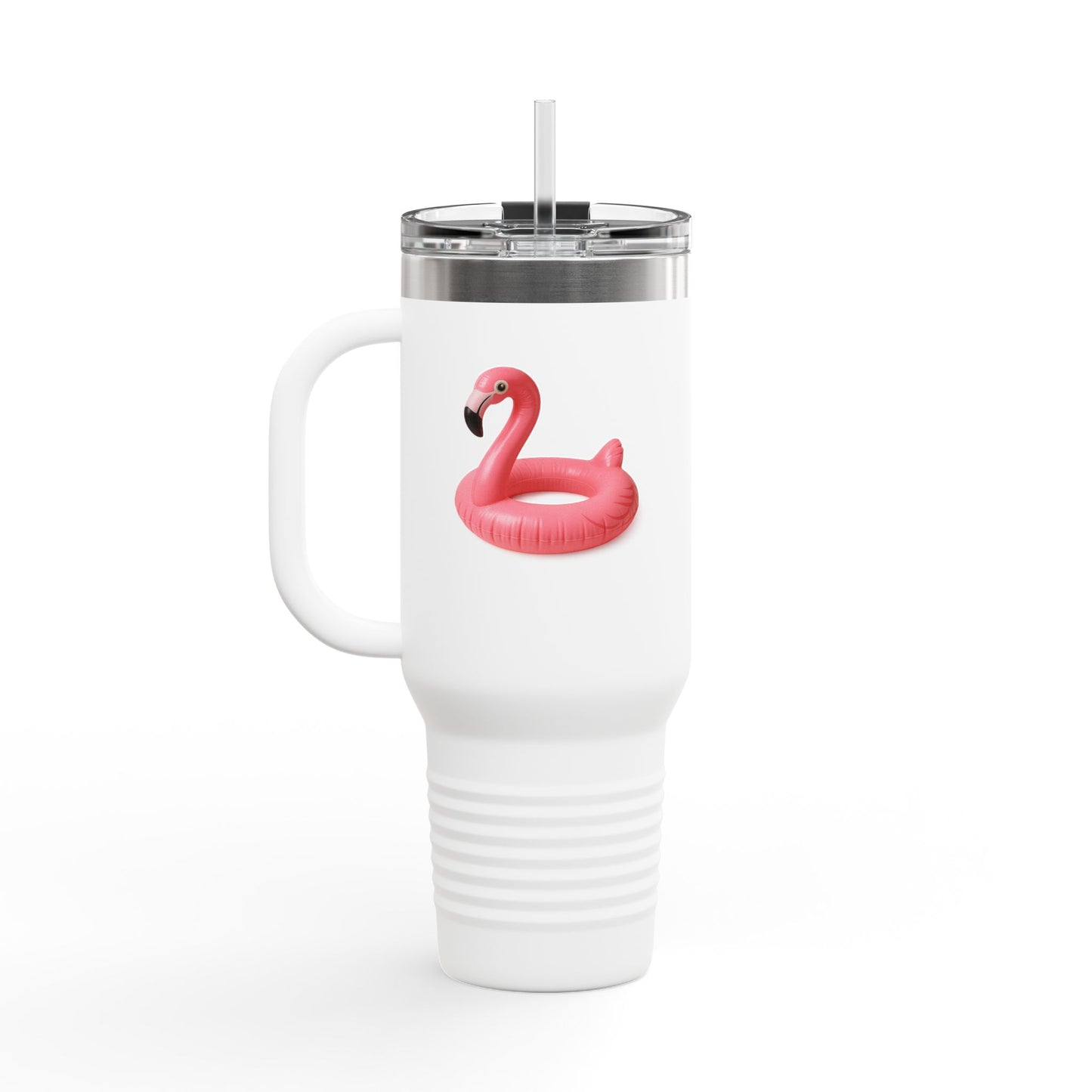 Fun Flamingo Travel Mug
