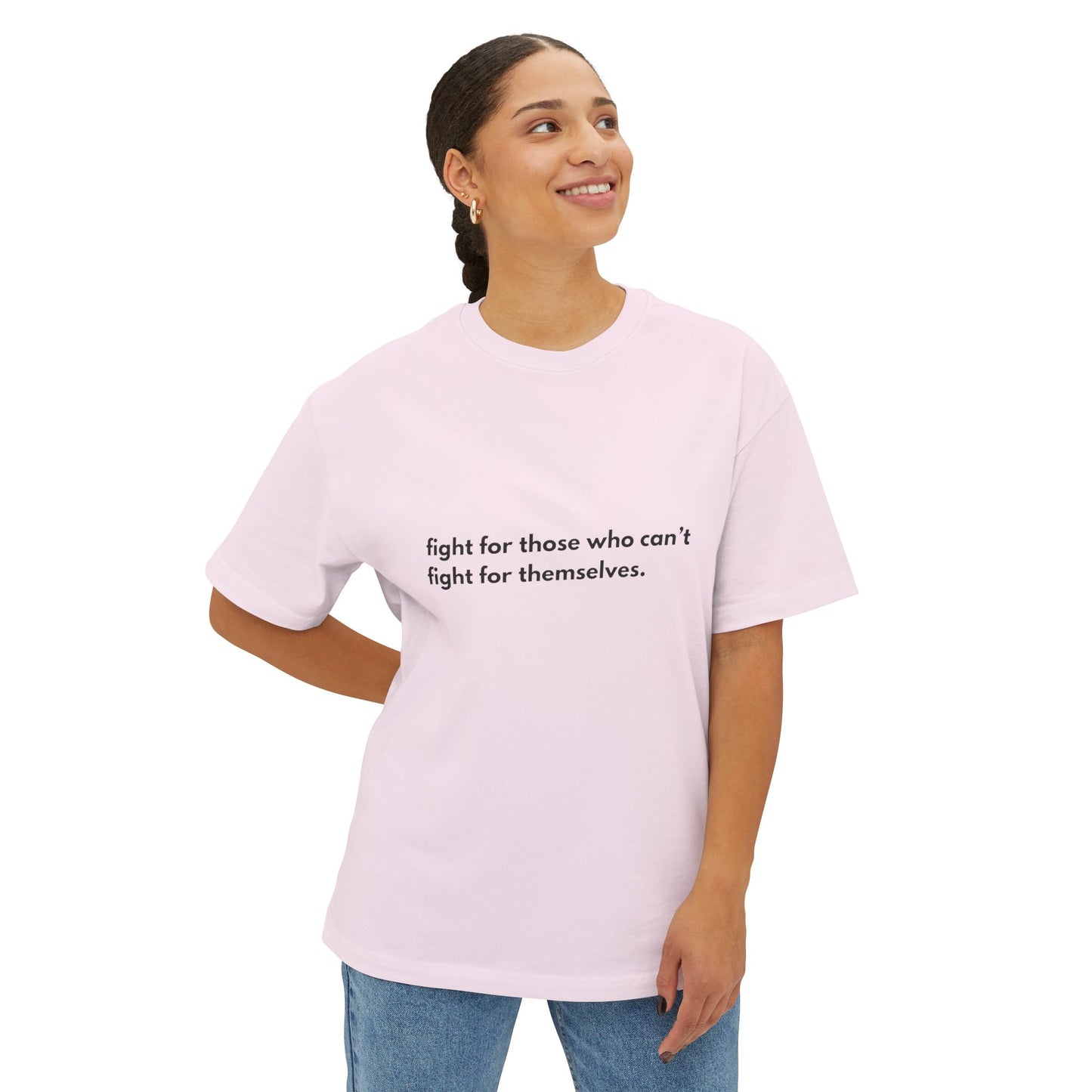 Fight for People Oversized Tee