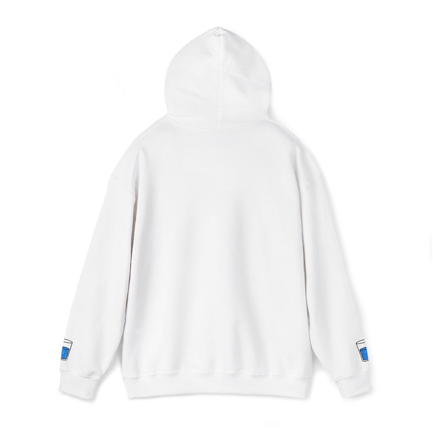 Glass Half Full with Sleeve Art Sweatshirt