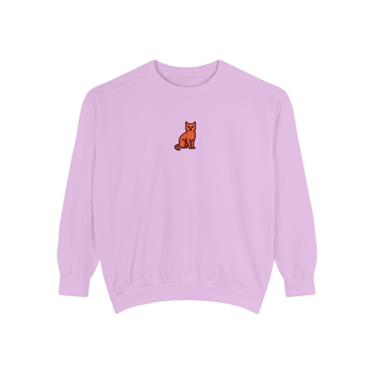 Cat Embroidery Sweatshirt