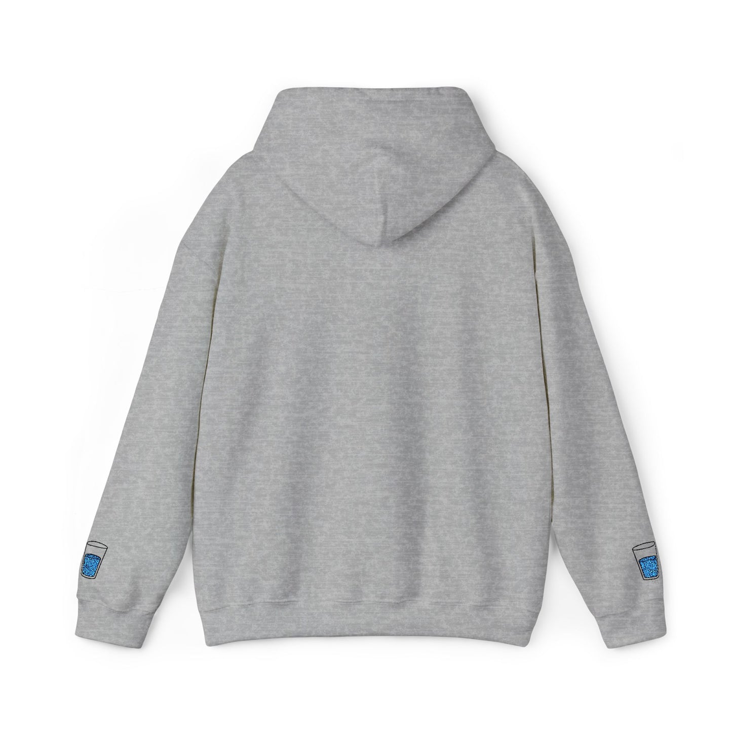 Glass Half Full with Sleeve Art Sweatshirt