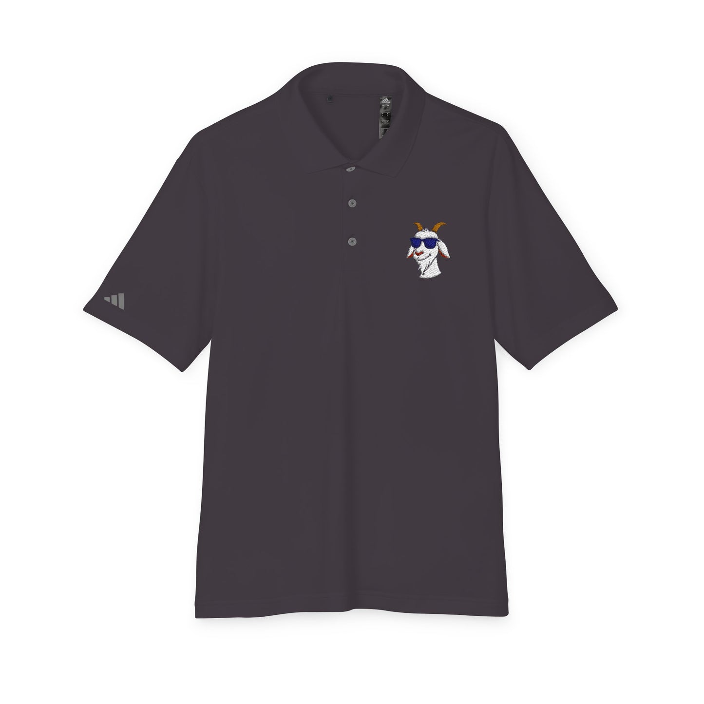 Adidas Polo Shirt with "Goat" Logo