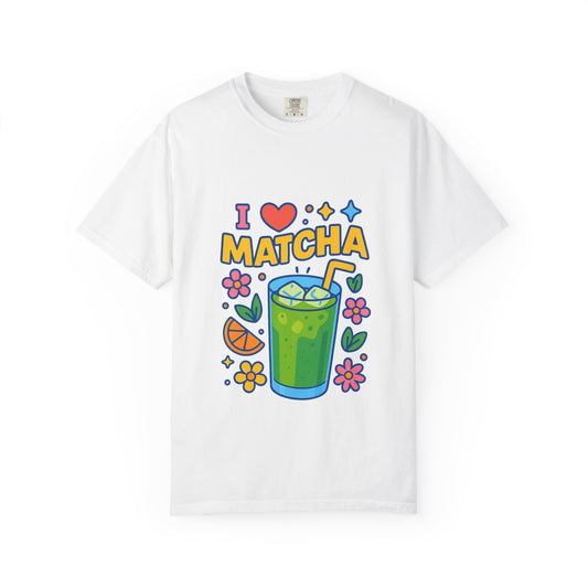 Matcha-Lover Unisex Garment-Dyed T-shirt