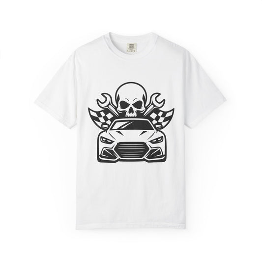 Skull Car T-Shirt Unisex