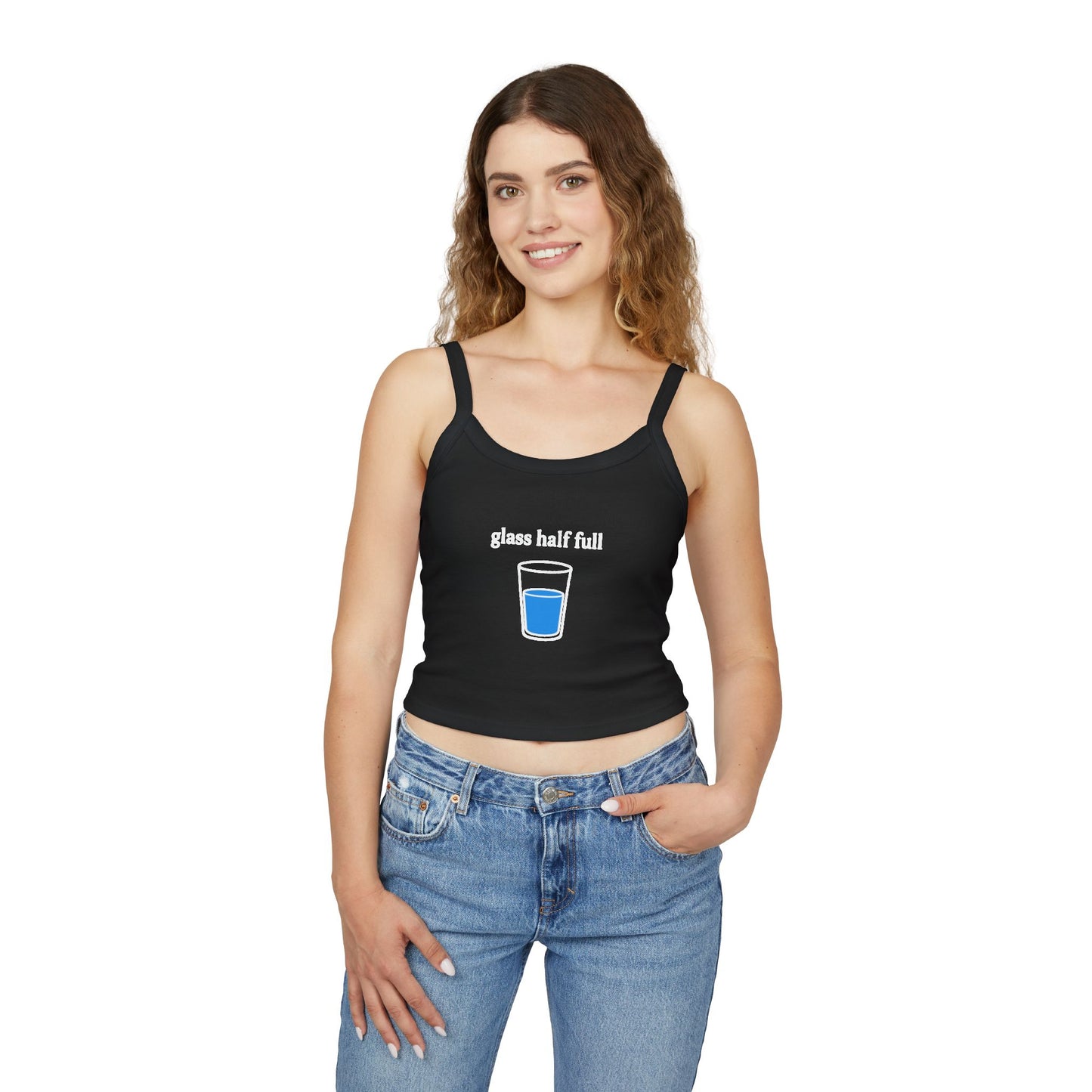 Glass Half Full Tank Top