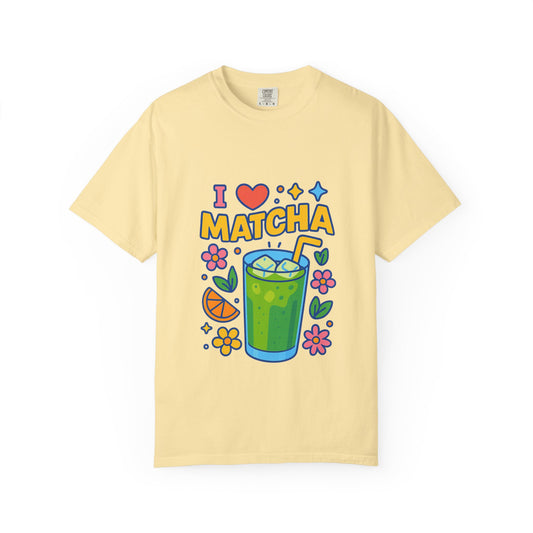 Matcha-Lover Unisex Garment-Dyed T-shirt