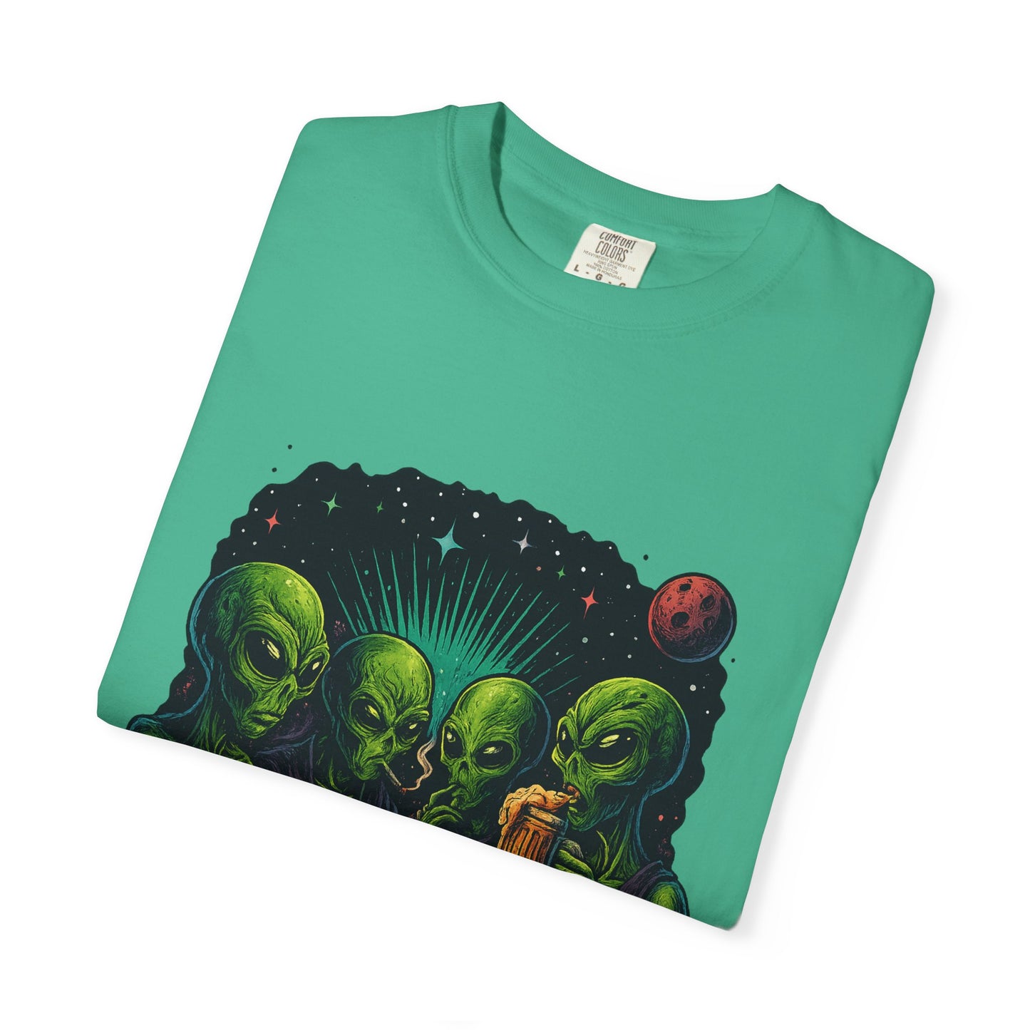 Alien Party T-Shirt | Unisex Garment-Dyed Tee
