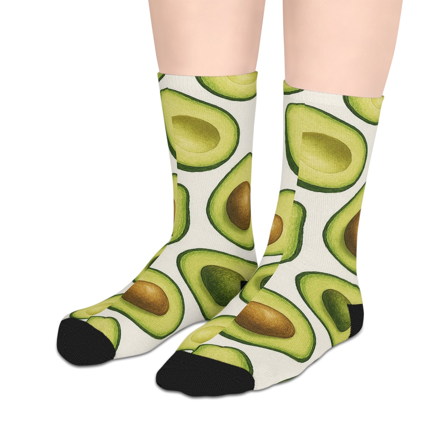 Avocado Mid-length Socks