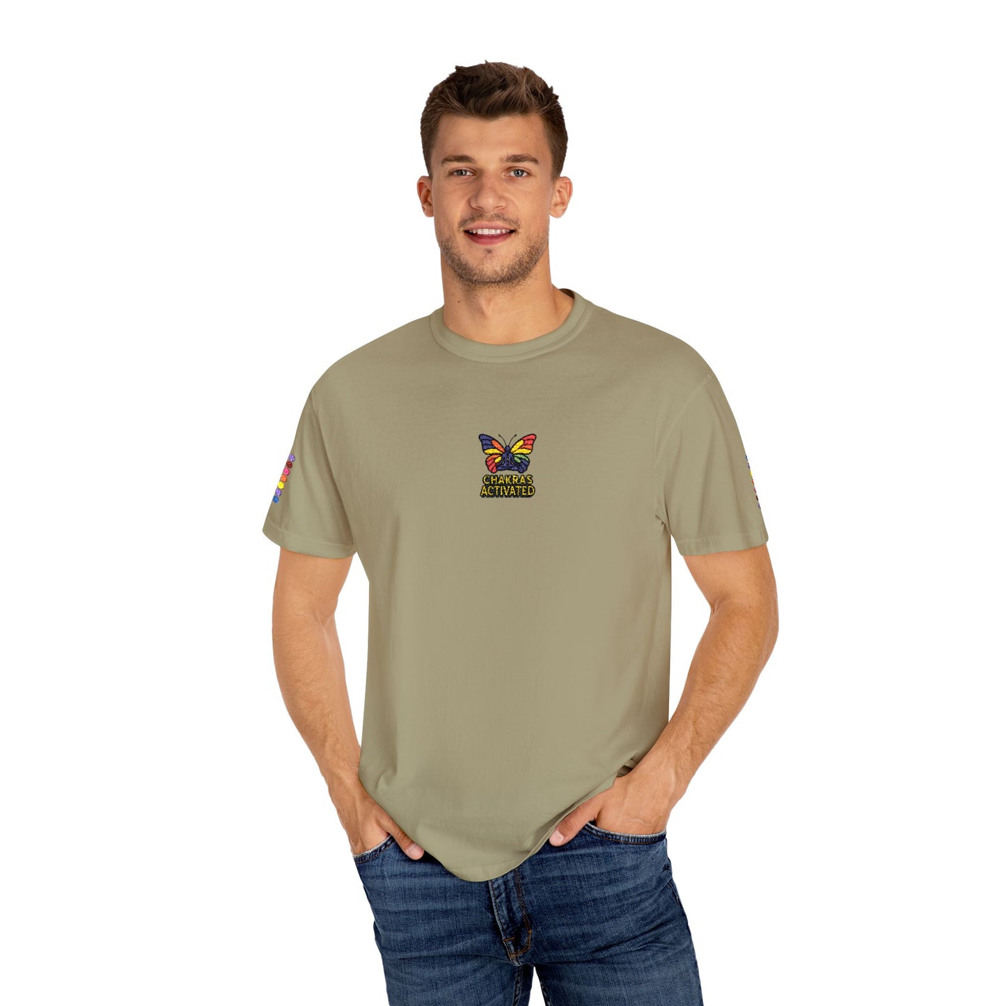 Butterfly Chakras Design Unisex T-Shirt