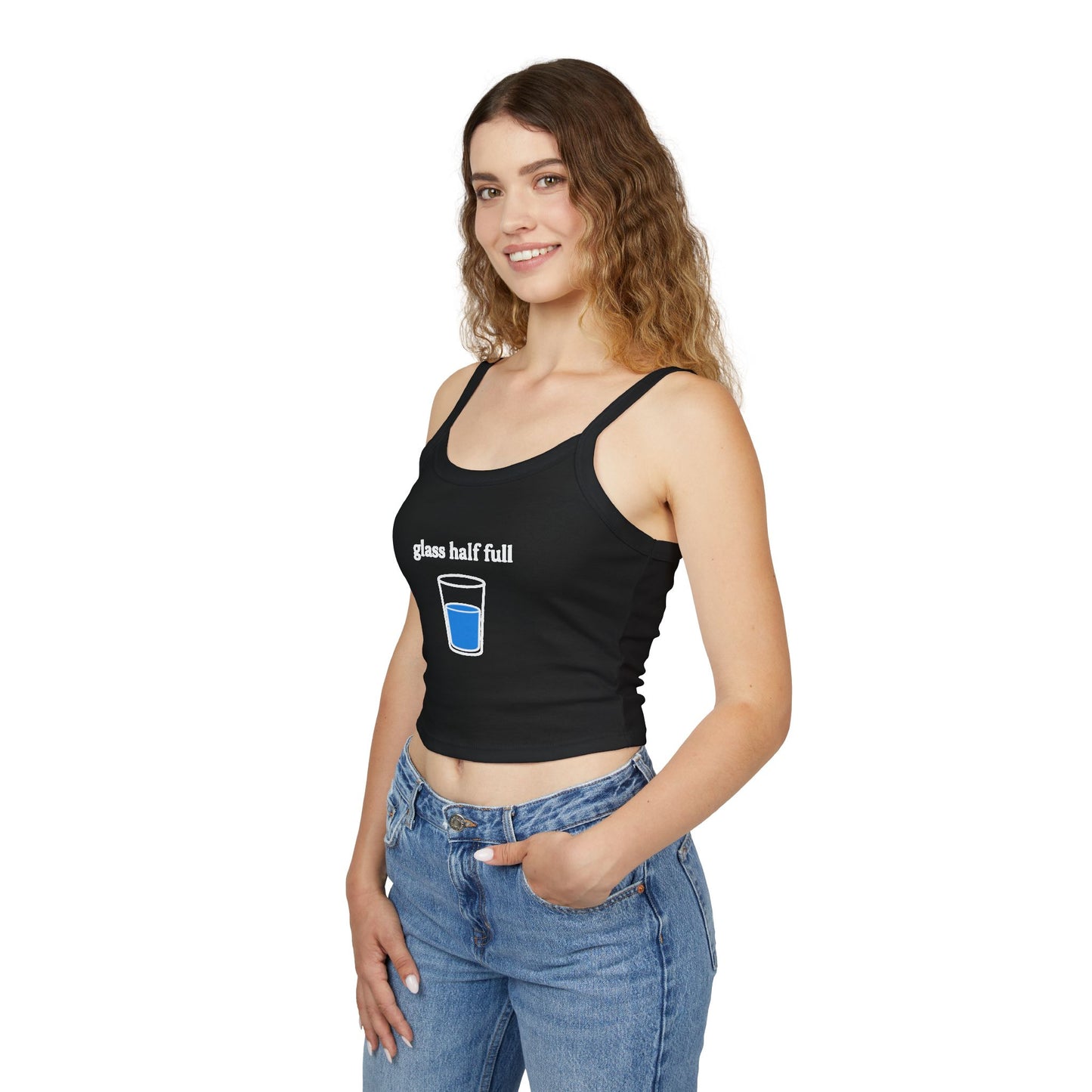 Glass Half Full Tank Top