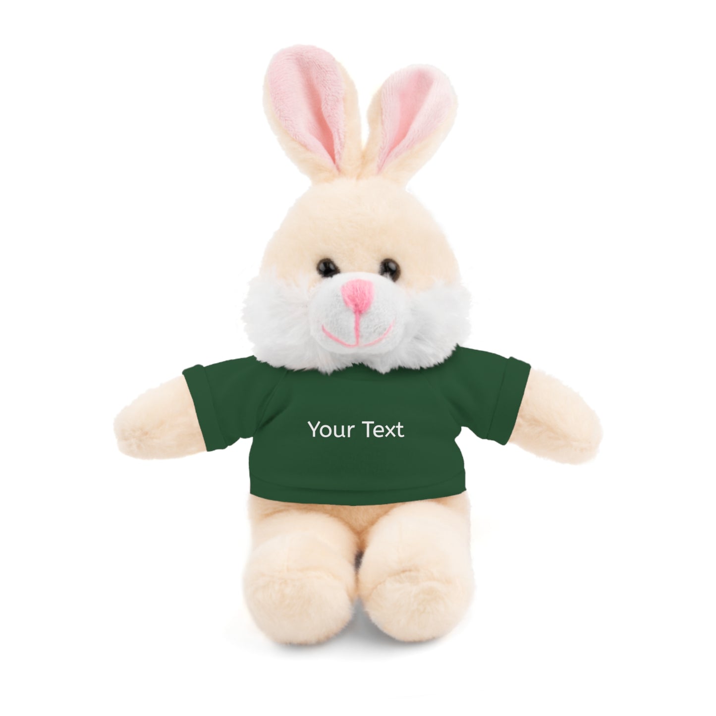 Personalized Stuffed Animal with Tee, Custom Teddy Bear Gift, Cuddly Plush Toy