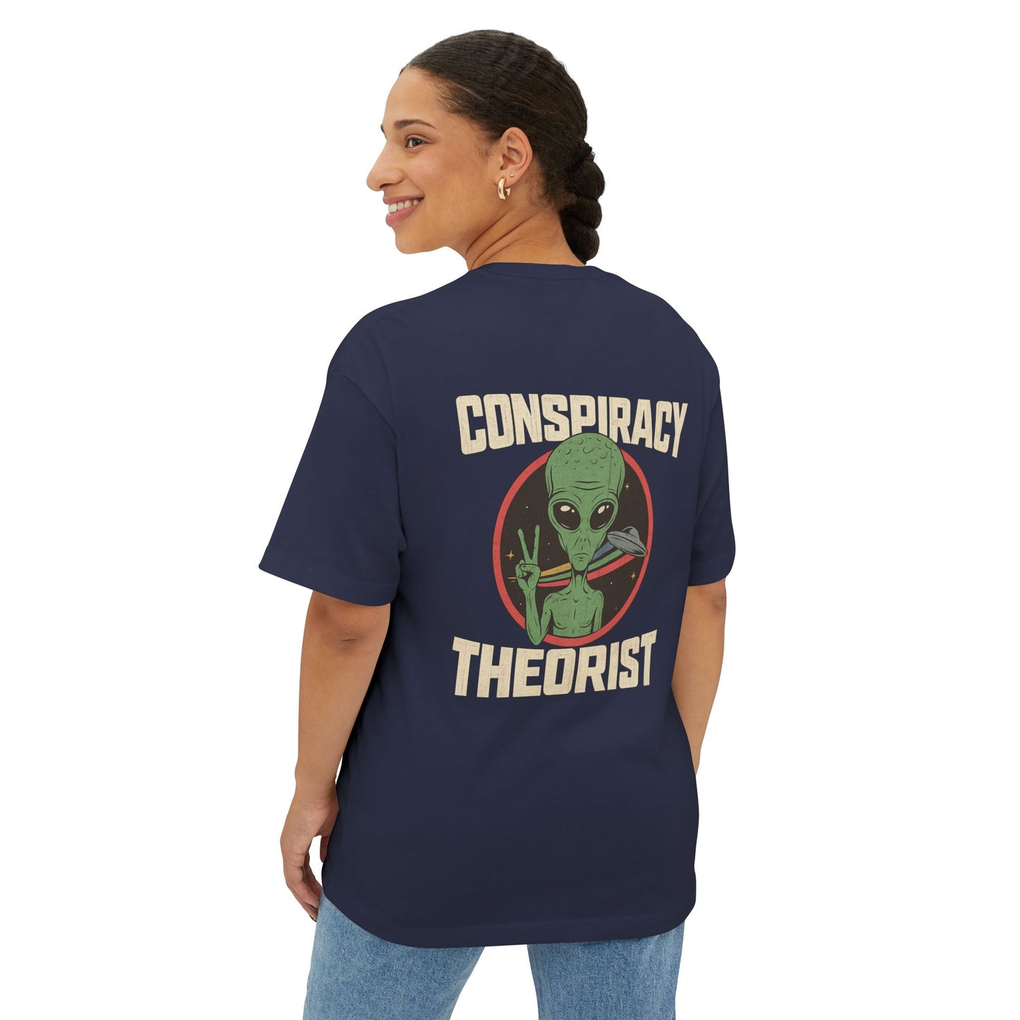 Unisex Alien Conspiracy Theorist Oversized Tee