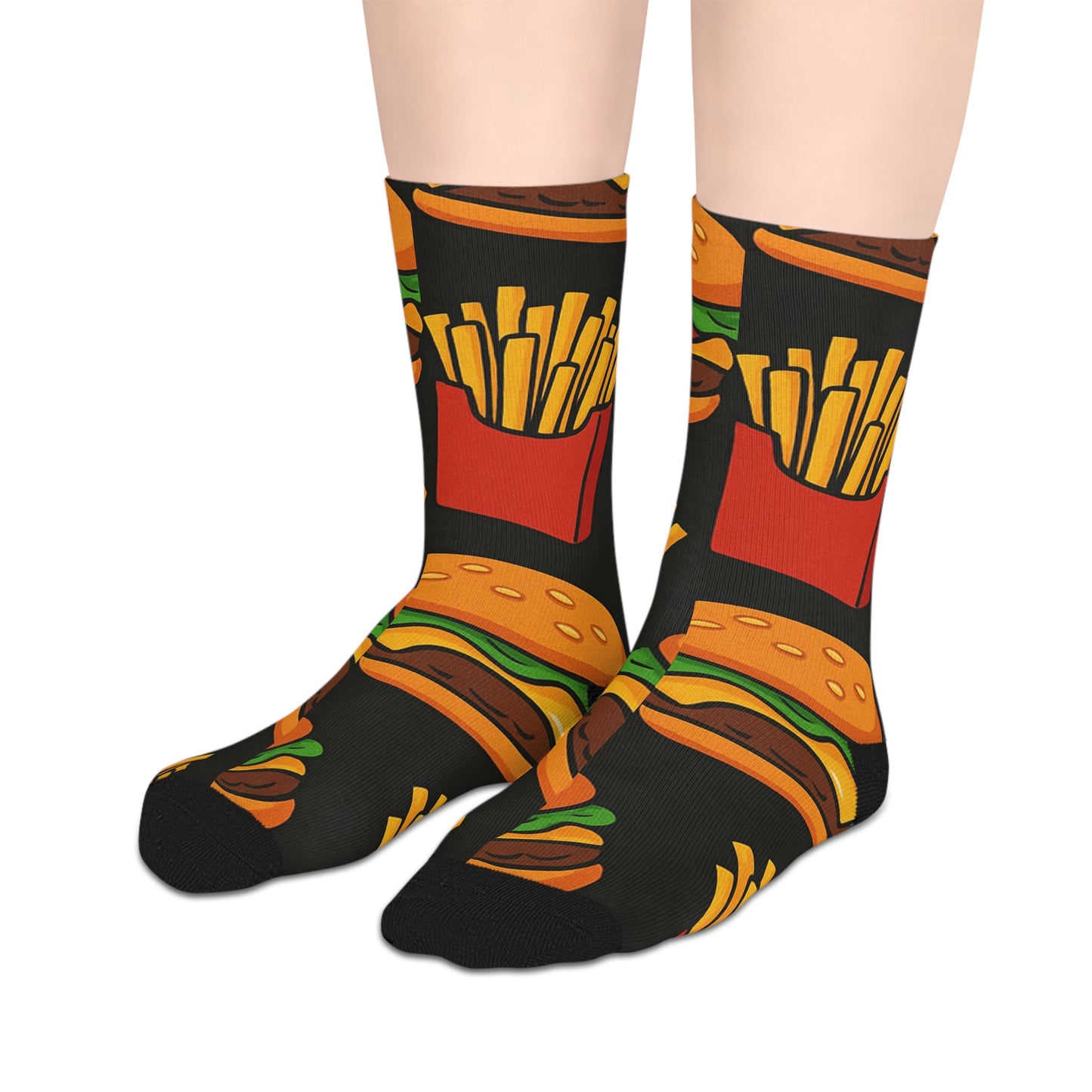 Burger and Fries Socks