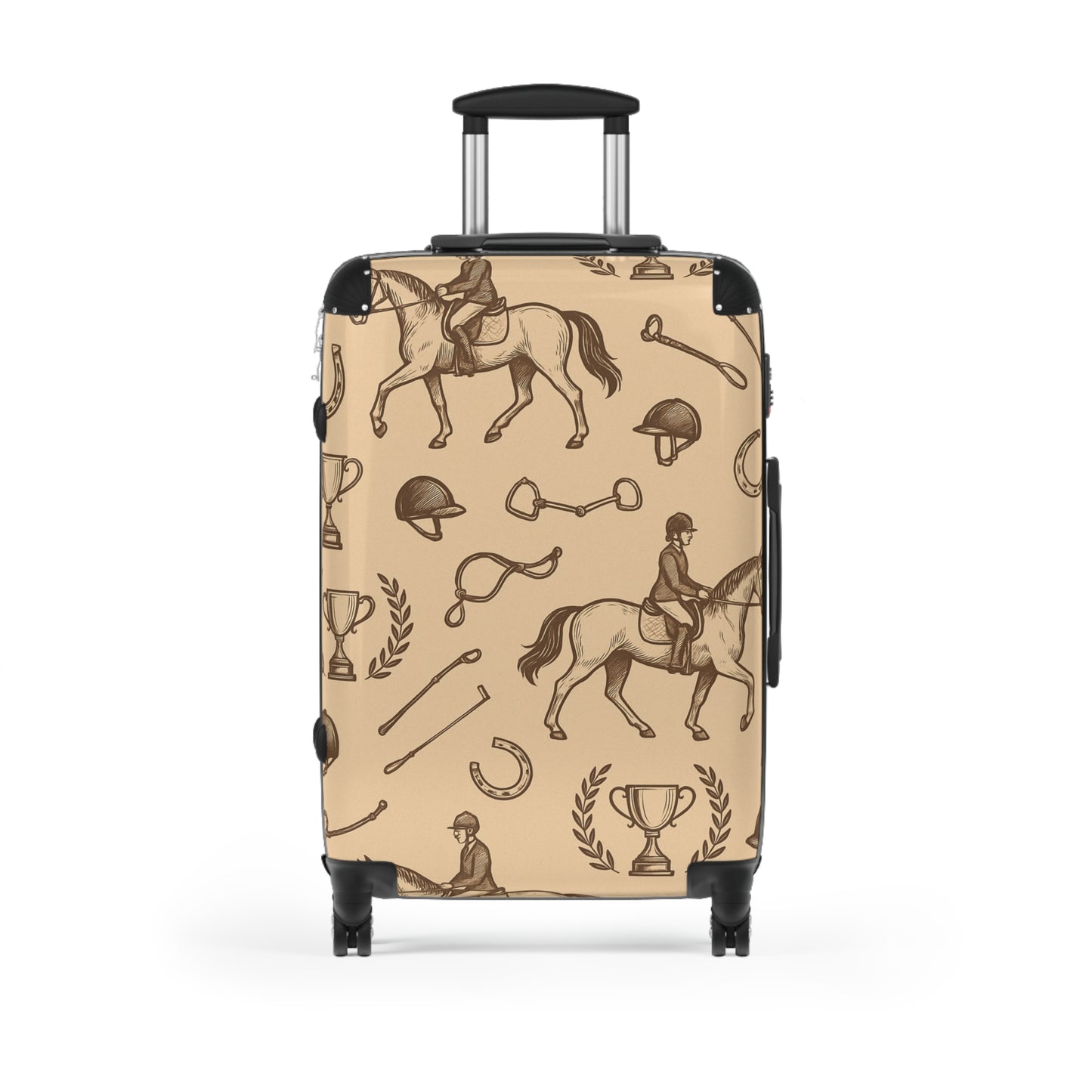 Equestrian Pattern Suitcase