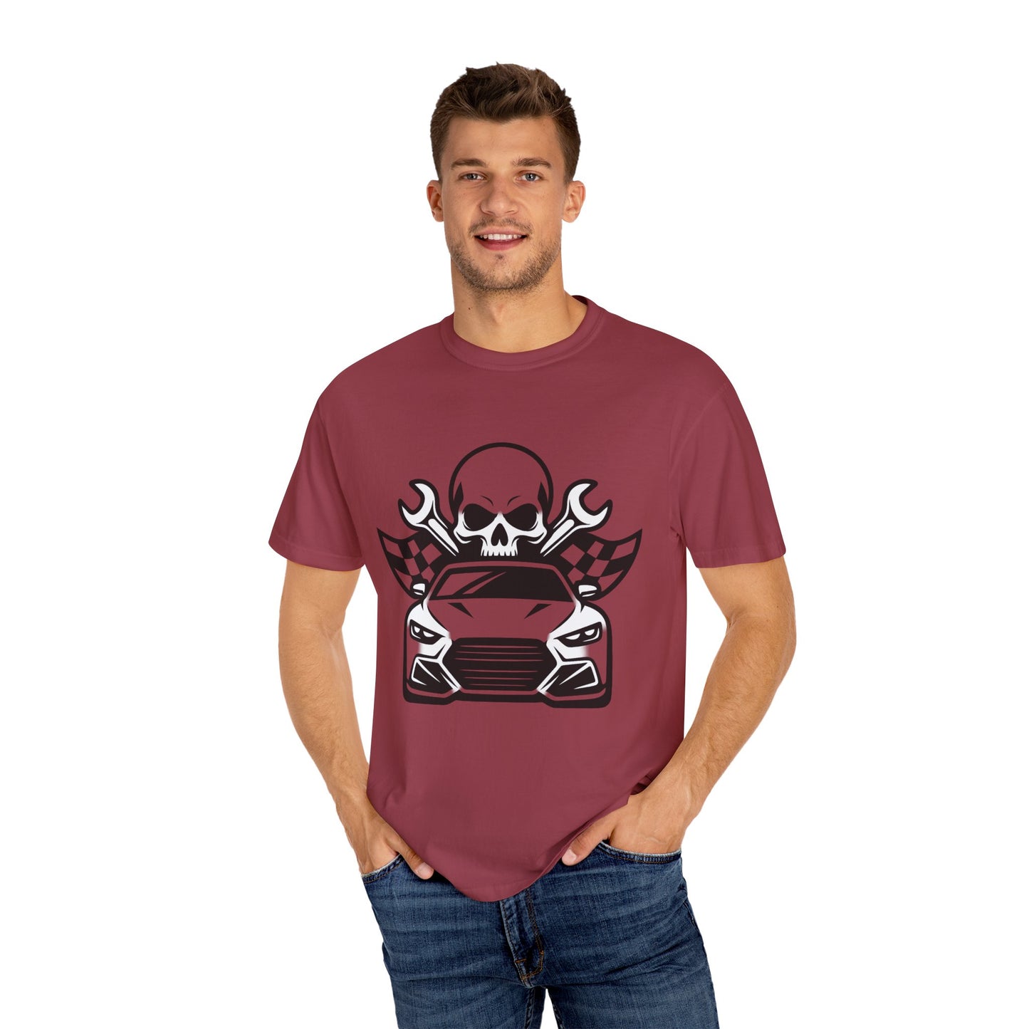 Skull Car T-Shirt Unisex