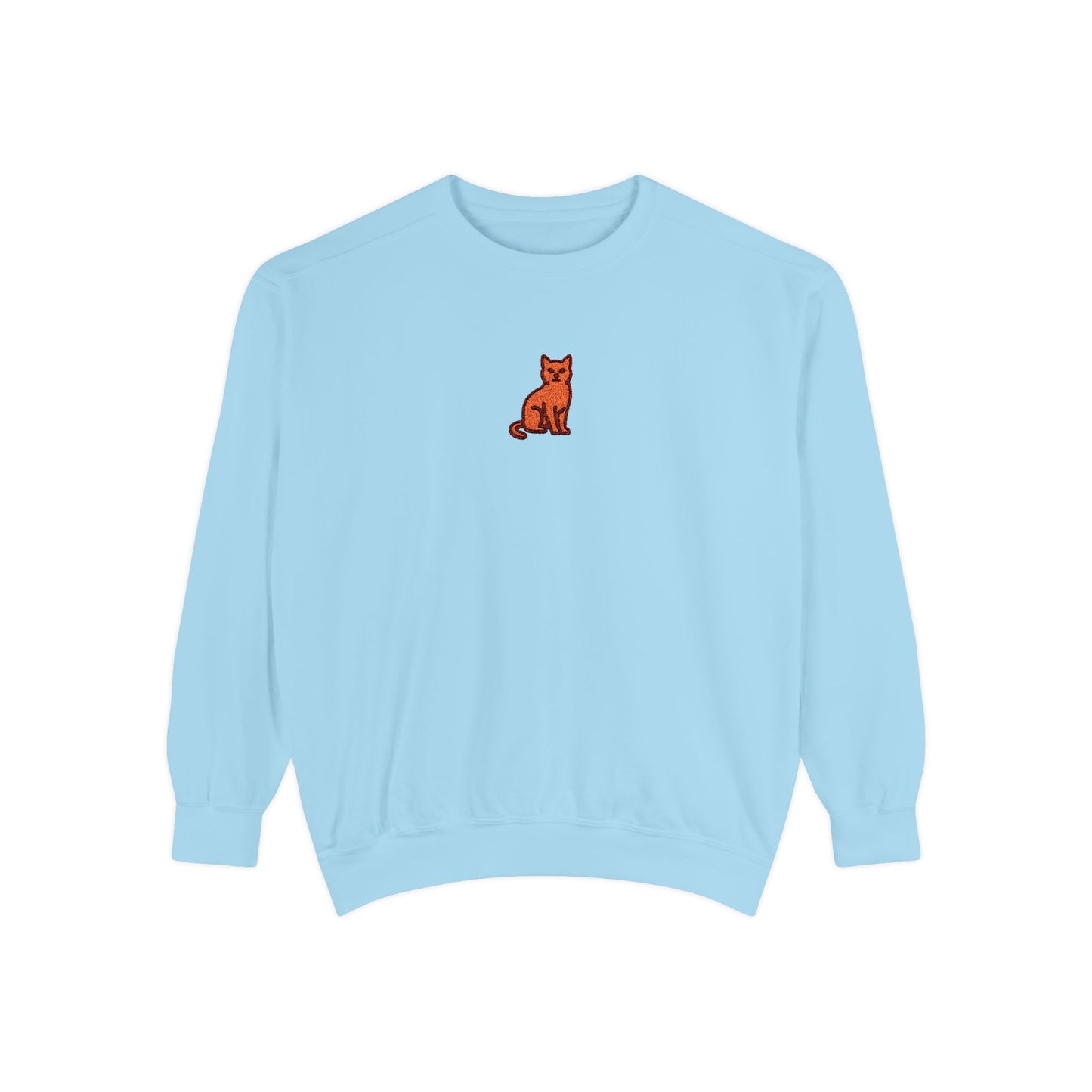Cat Embroidery Sweatshirt