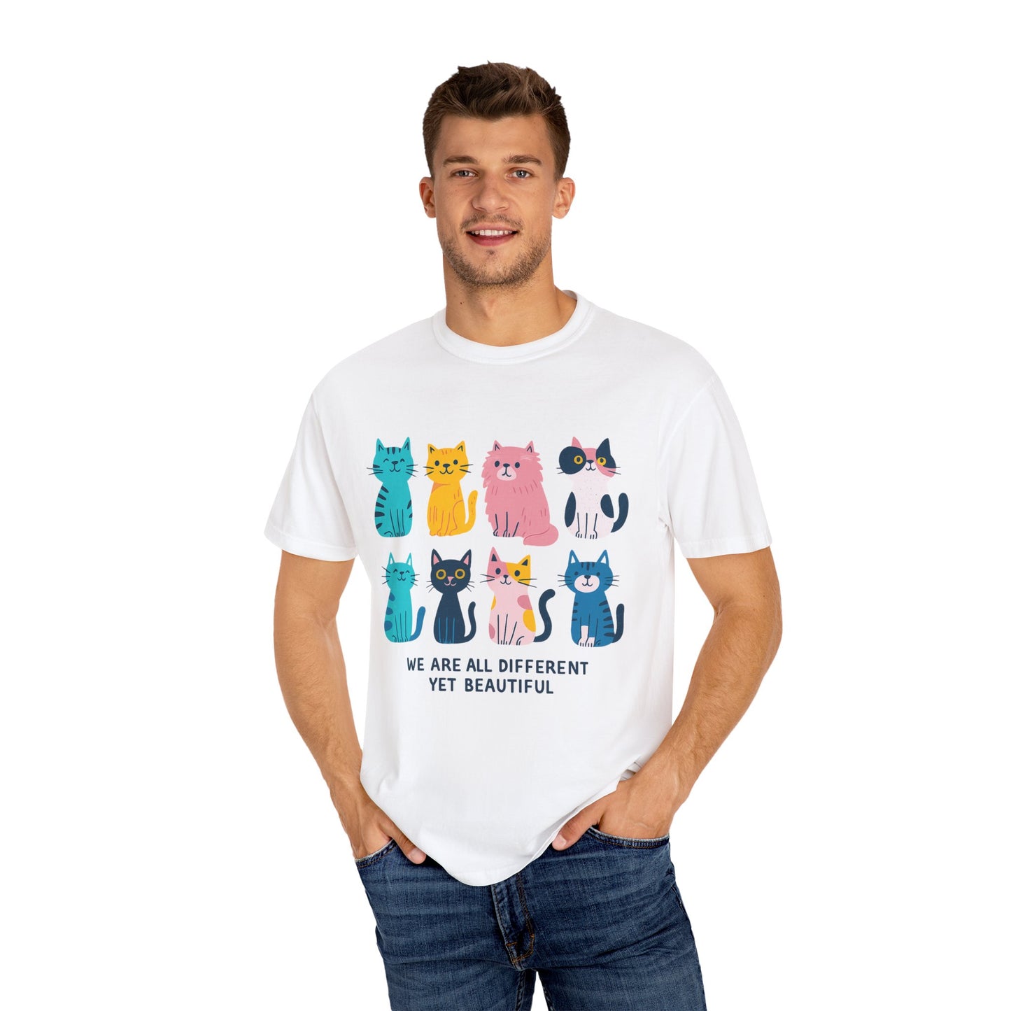Colorful Cat T-Shirt Unisex