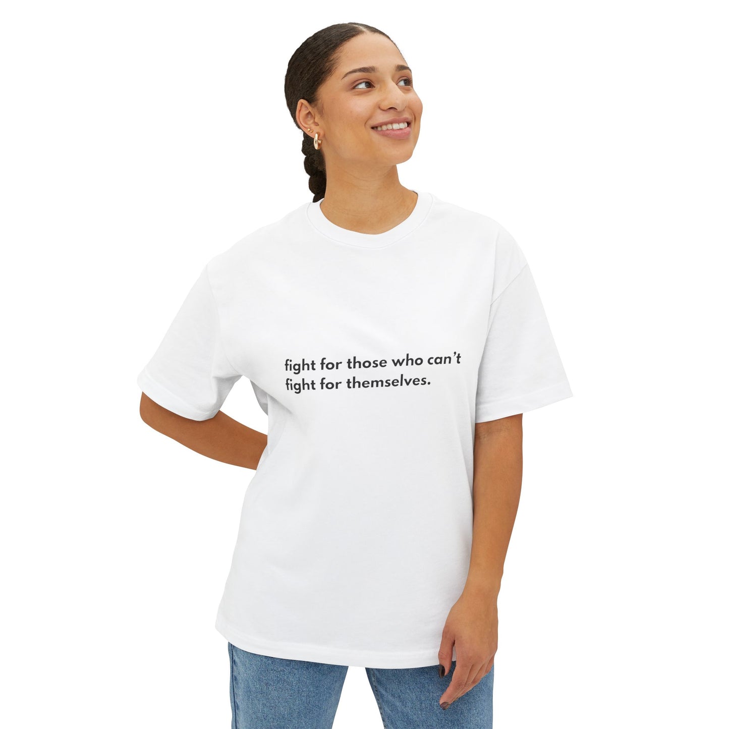 Fight for People Oversized Tee