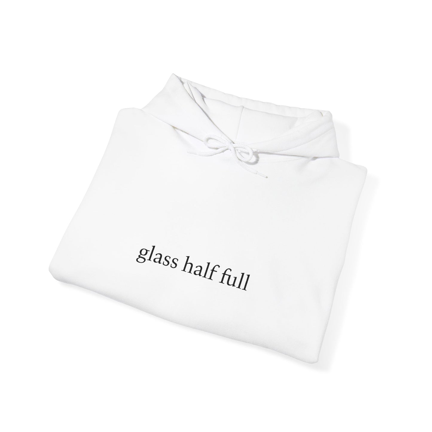 Glass Half Full with Sleeve Art Sweatshirt
