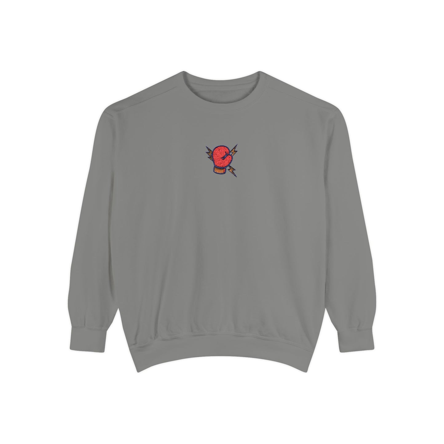 Boxing Embroidery Sweatshirt Unisex