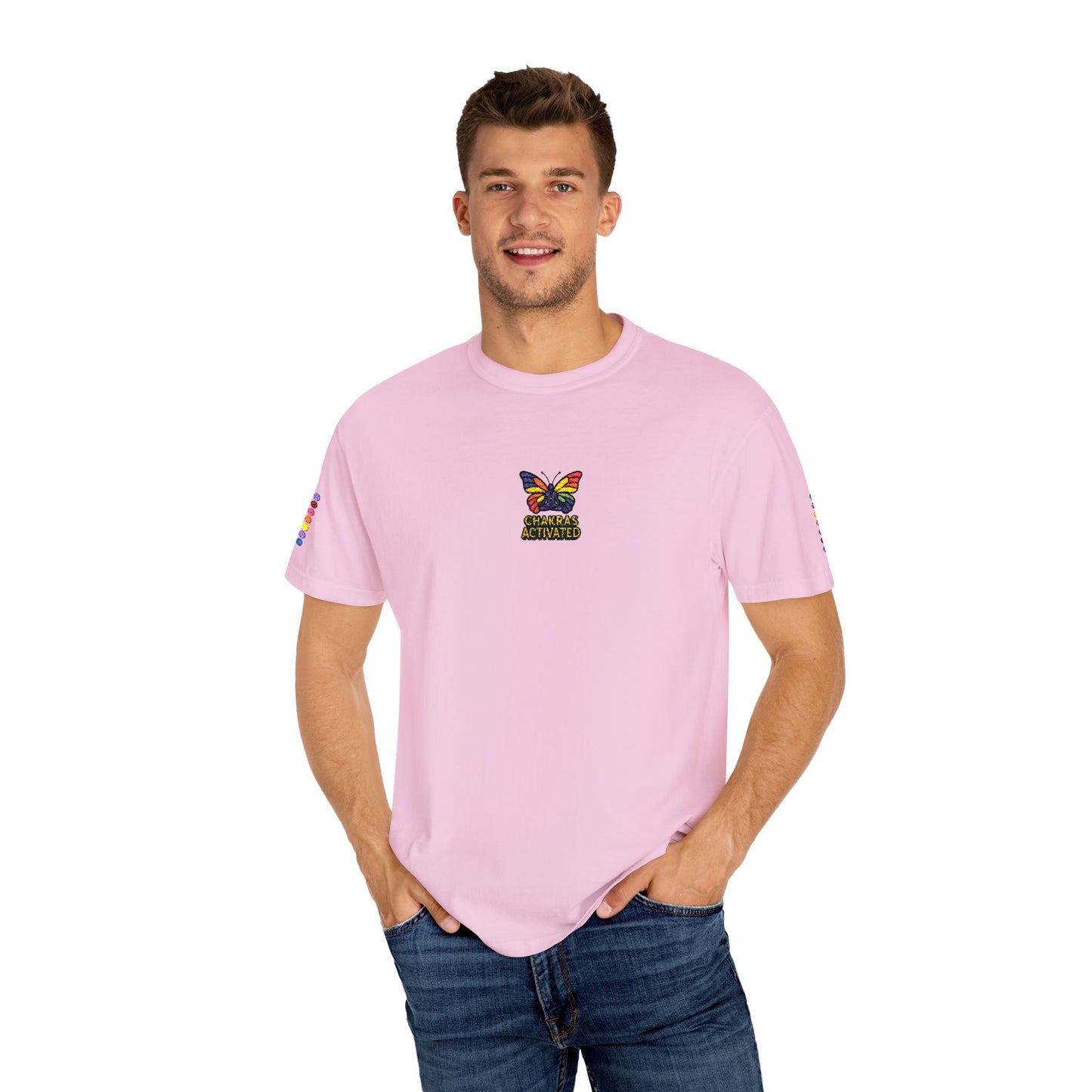 Butterfly Chakras Design Unisex T-Shirt