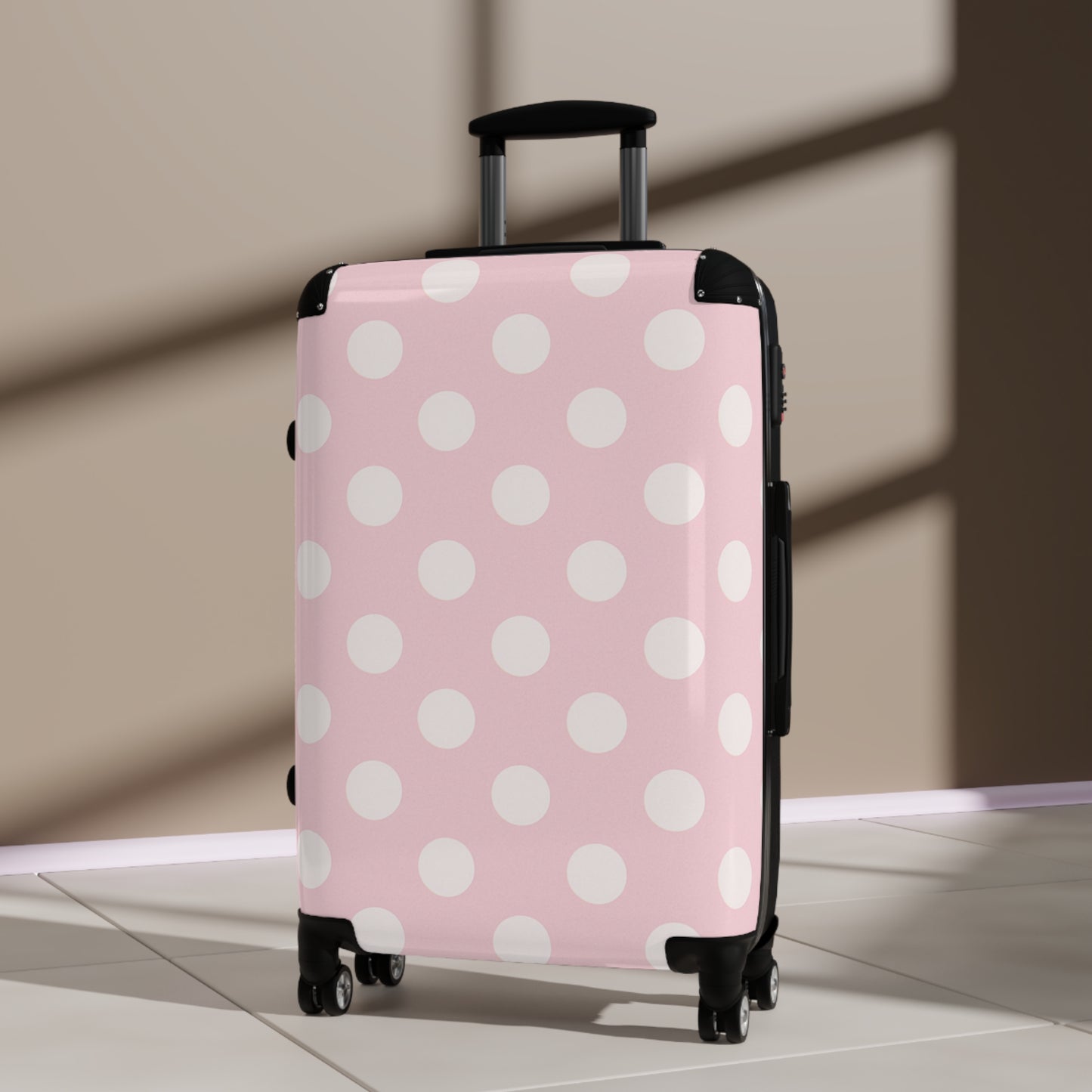 Pink Polka Dot Suitcase