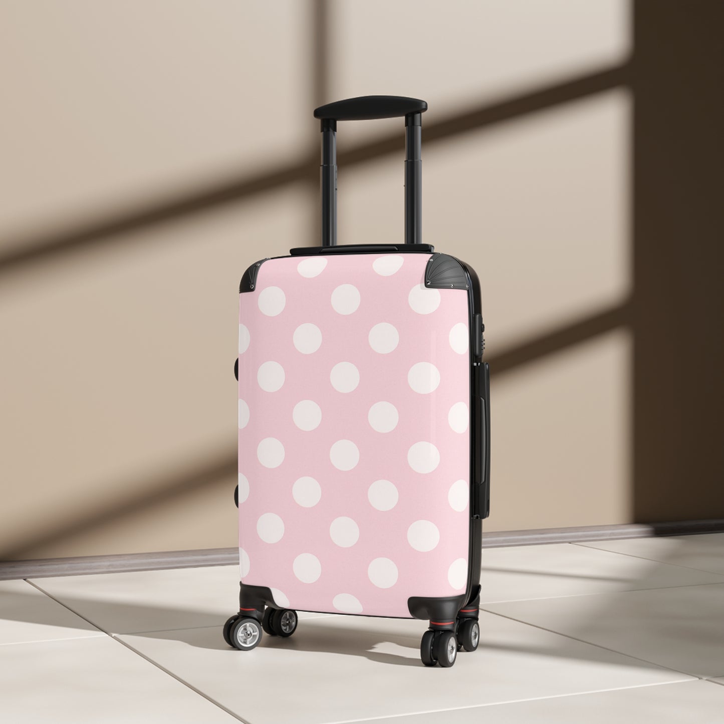 Pink Polka Dot Suitcase