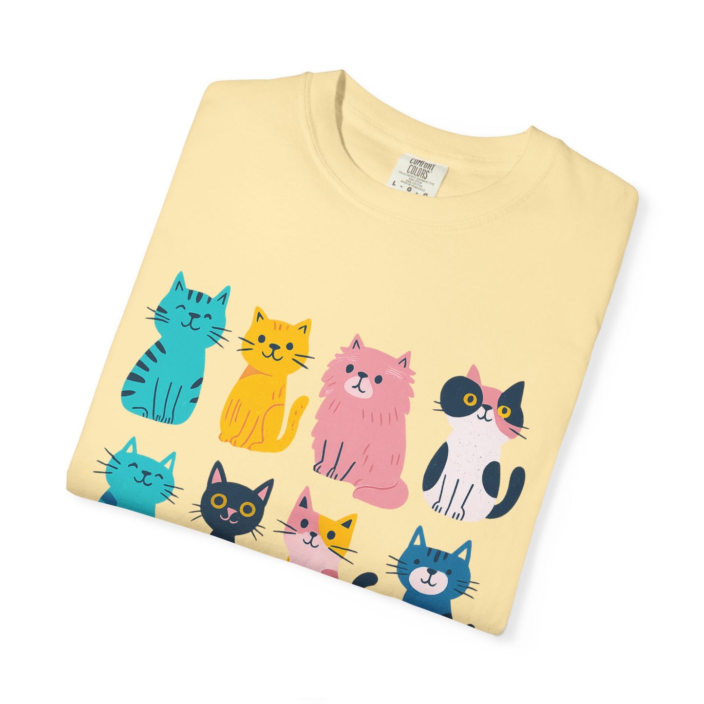 Colorful Cat T-Shirt Unisex