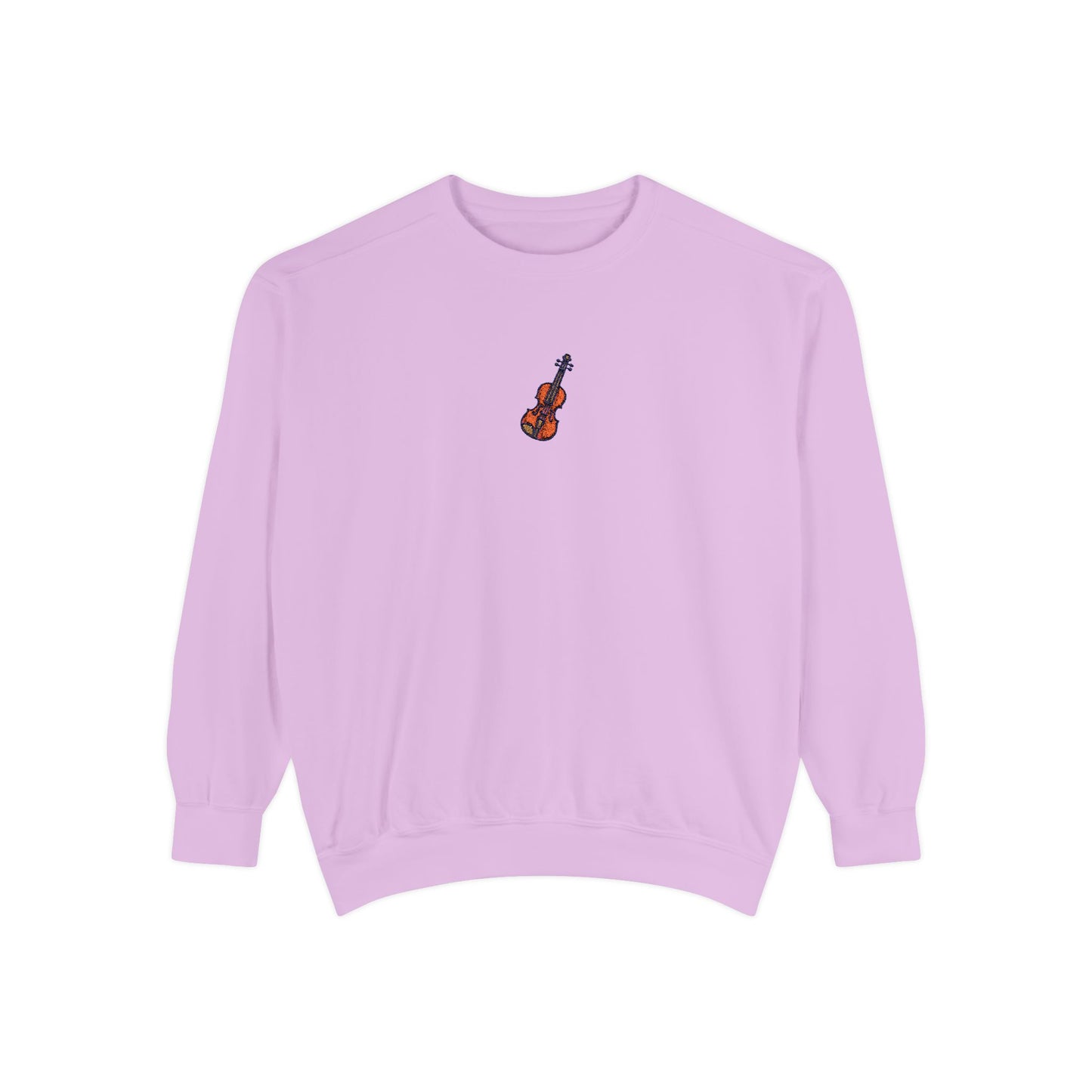 Vibrant Violin Embroidered Sweatshirt