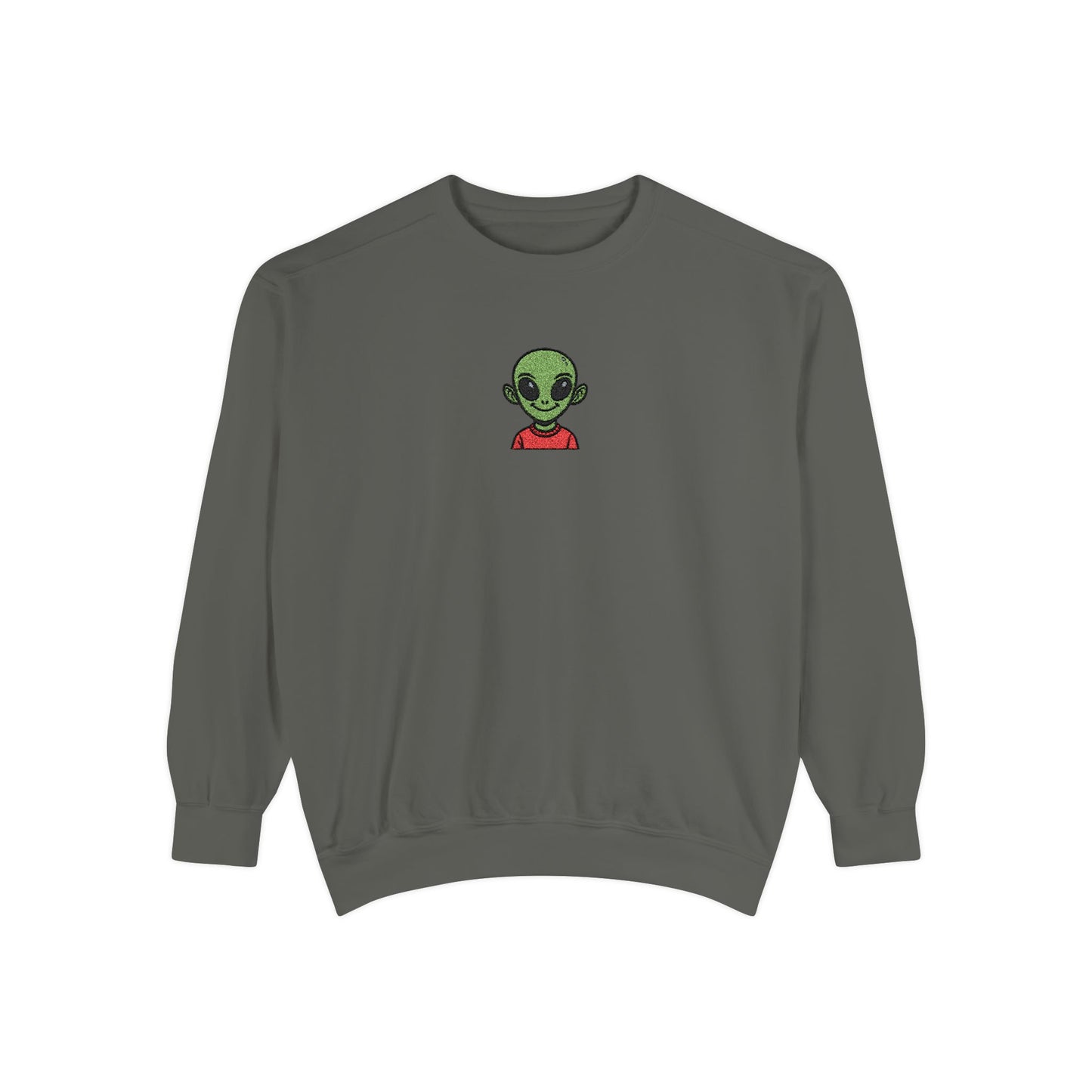 Alien Embroidery Sweatshirt (Unisex)
