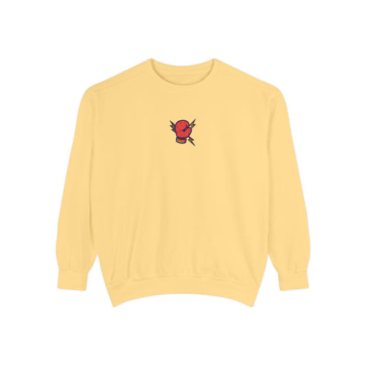 Boxing Embroidery Sweatshirt Unisex