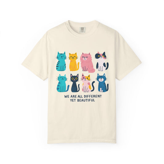 Colorful Cat T-Shirt Unisex