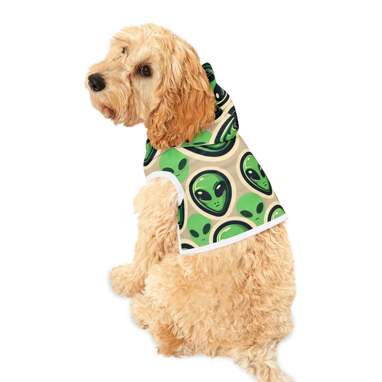 Alien Print Pet Hoodie
