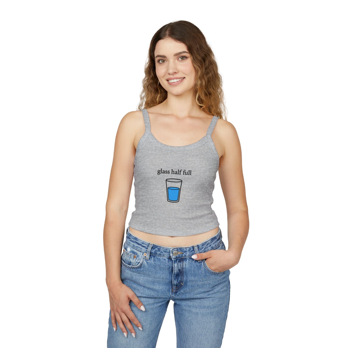 Glass Half Full Tank Top
