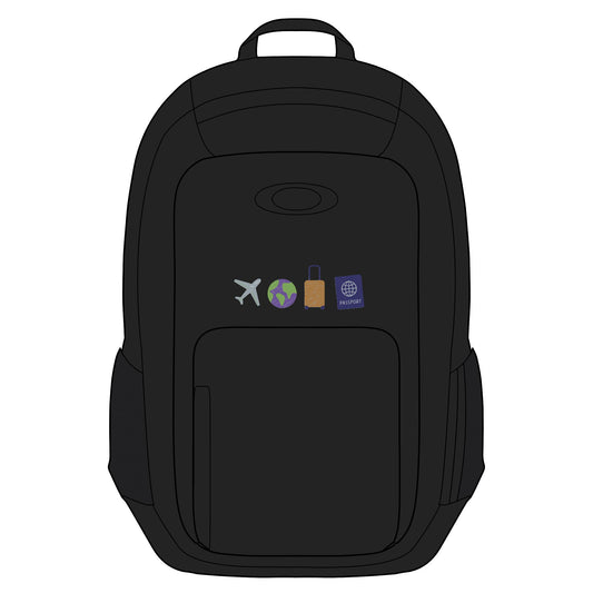 Travel Embroidery Backpack, 22L