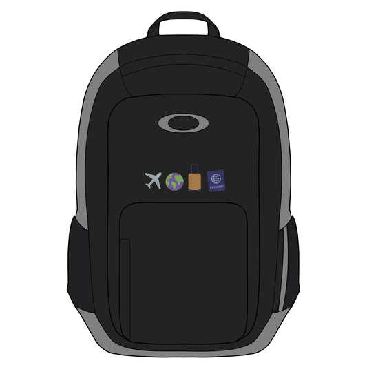 Travel Embroidery Backpack, 22L