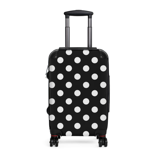 Polka Dot Suitcase for Travelers