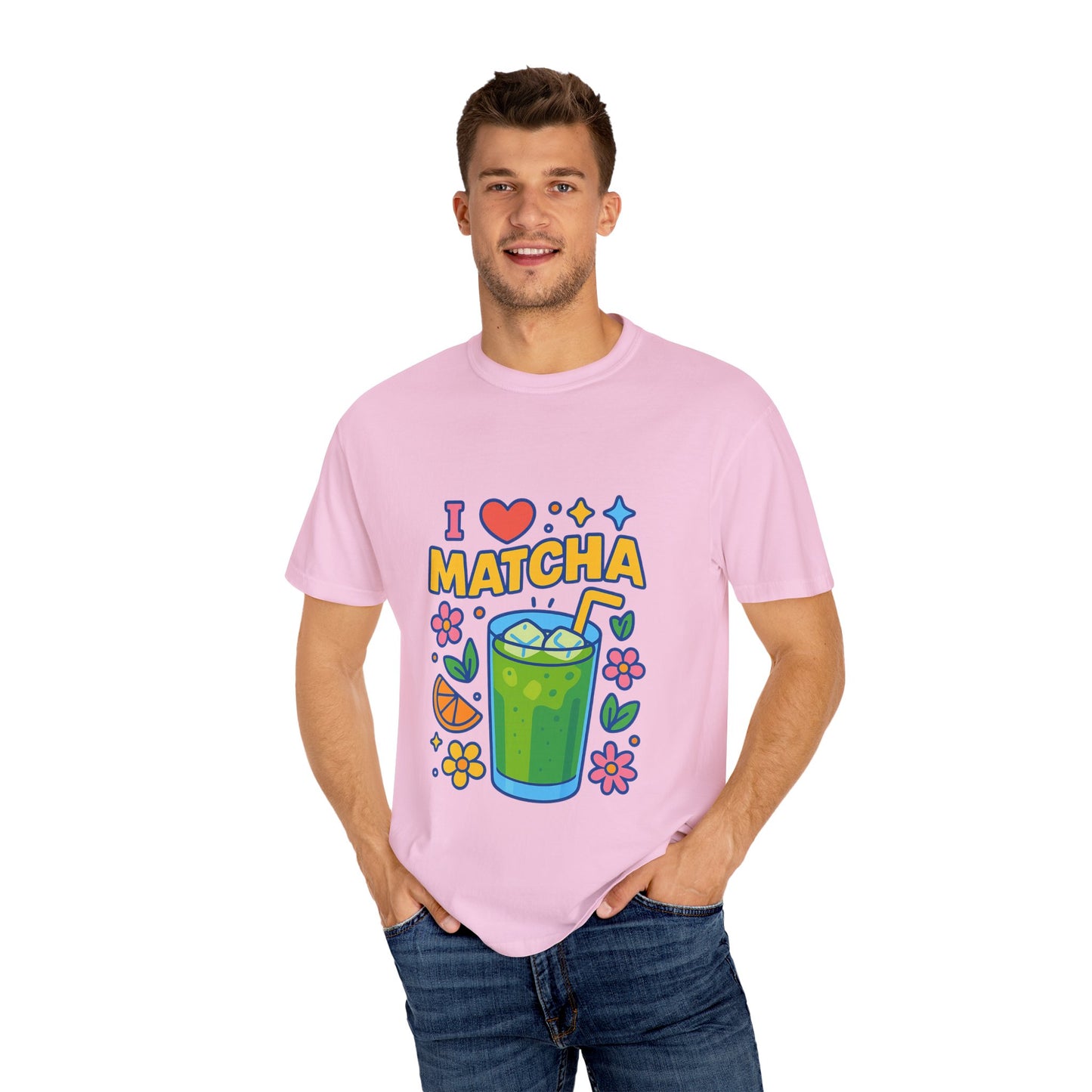 Matcha-Lover Unisex Garment-Dyed T-shirt