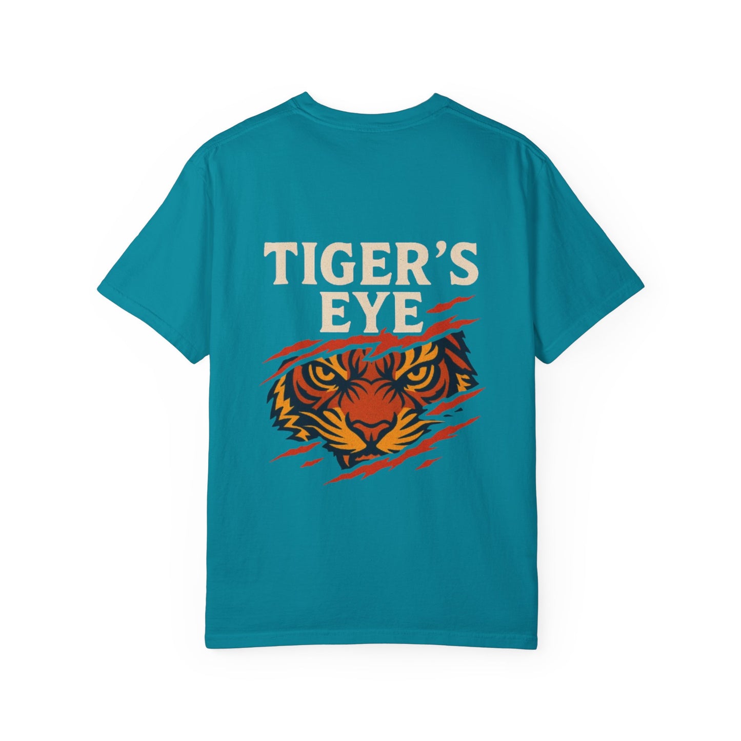 Tiger's Eye Back Print T shirt