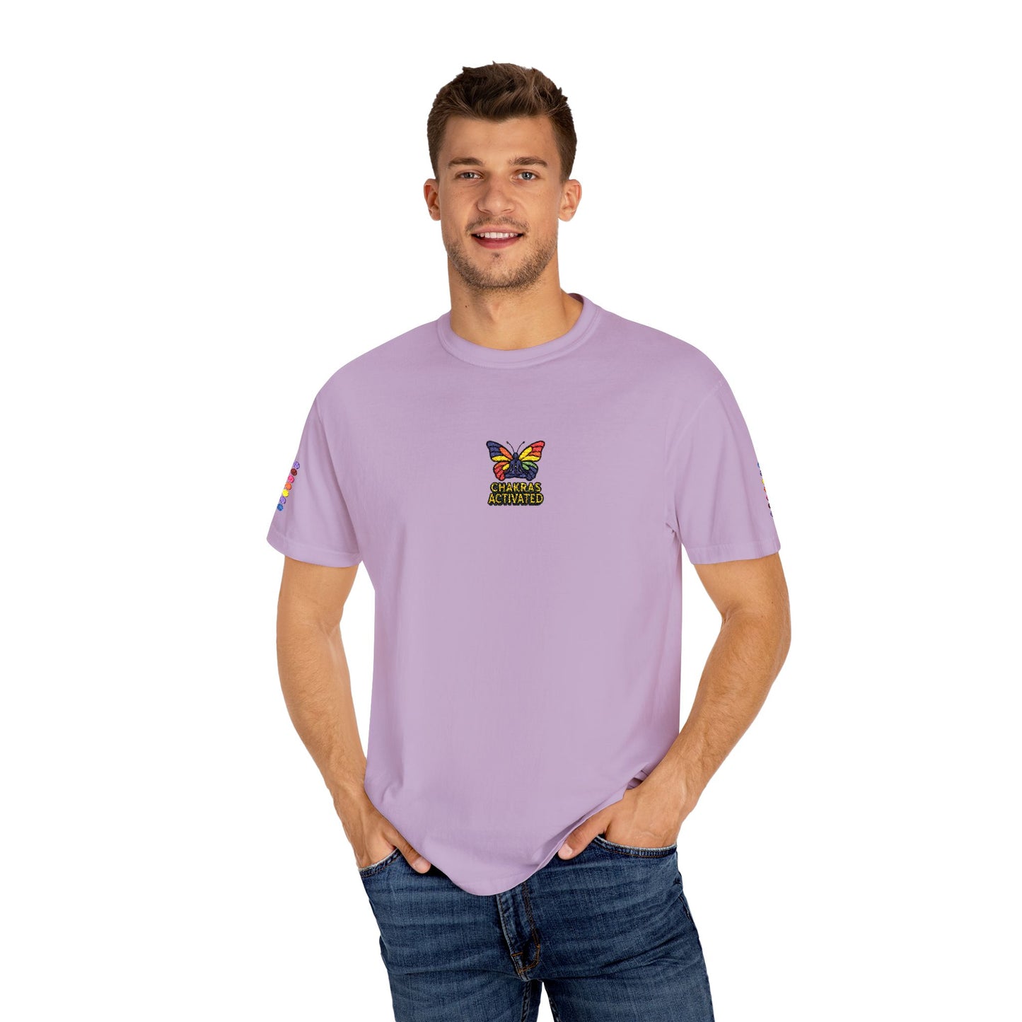 Butterfly Chakras Design Unisex T-Shirt