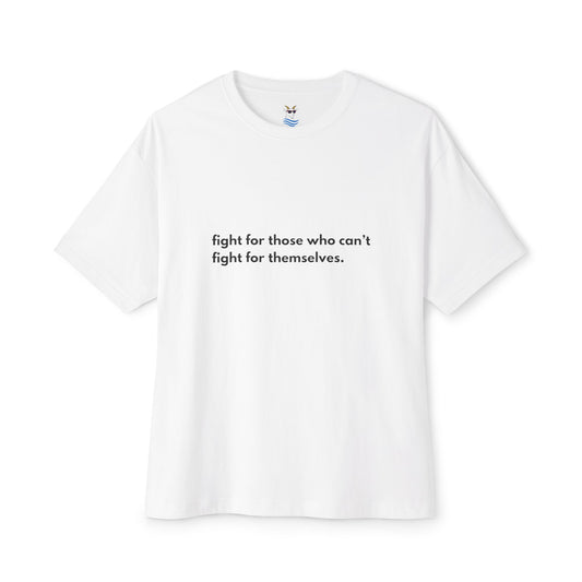 Fight for People Oversized Tee